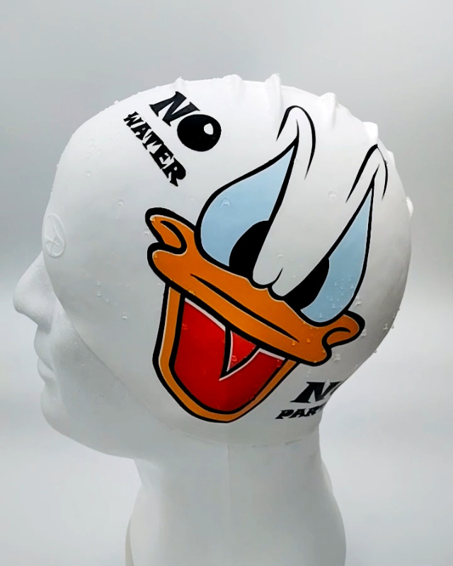 Bonnet De Bain Born To Swim – Silicone Anti-dérapant, Rainures Intérieures, Taille Unique Adulte, Design Italien SWIMXWIN
