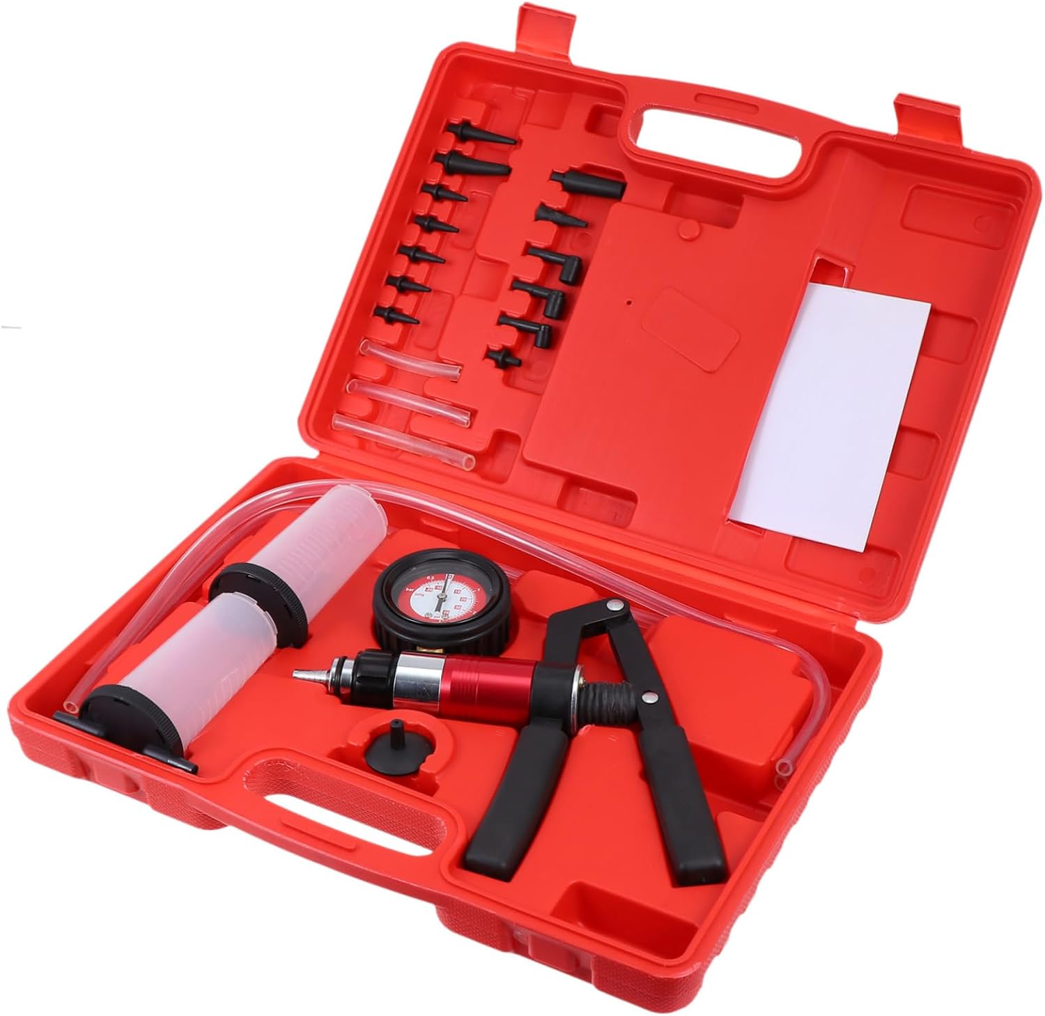 Cabilock Brake Tool Kit Clutch Fluid Pump Kit Vacuum Pump Car Brake Oil Change Tool Pressure Gauge Easy to Use