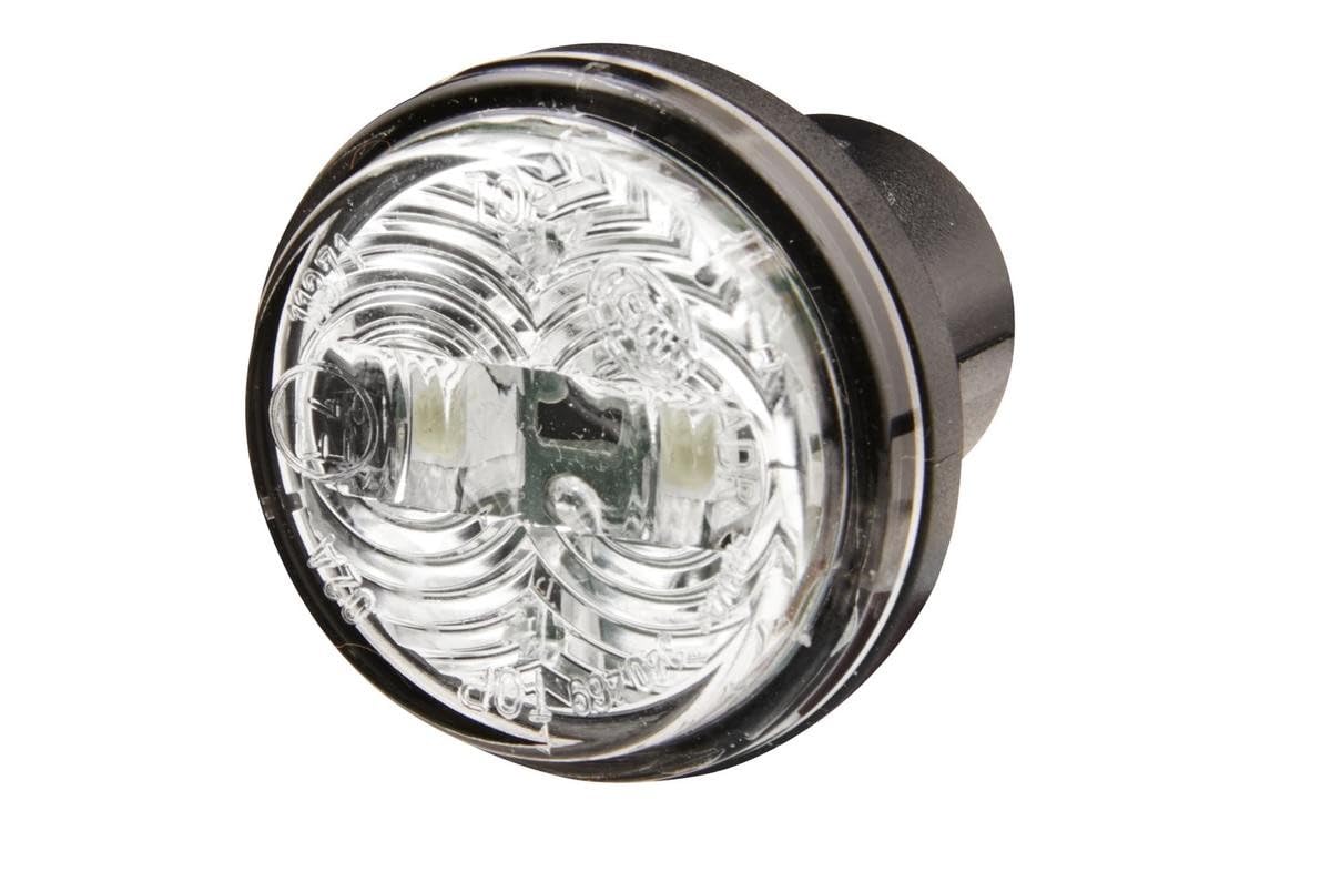 HELLA Światła pozycyjne - LED - 12V - Zabudowa/przyklejony - ADR/GGVS - Kolor szkła reflektora: przezroczysty - z przodu - Ilość: 1 - 2PF 340 825-041