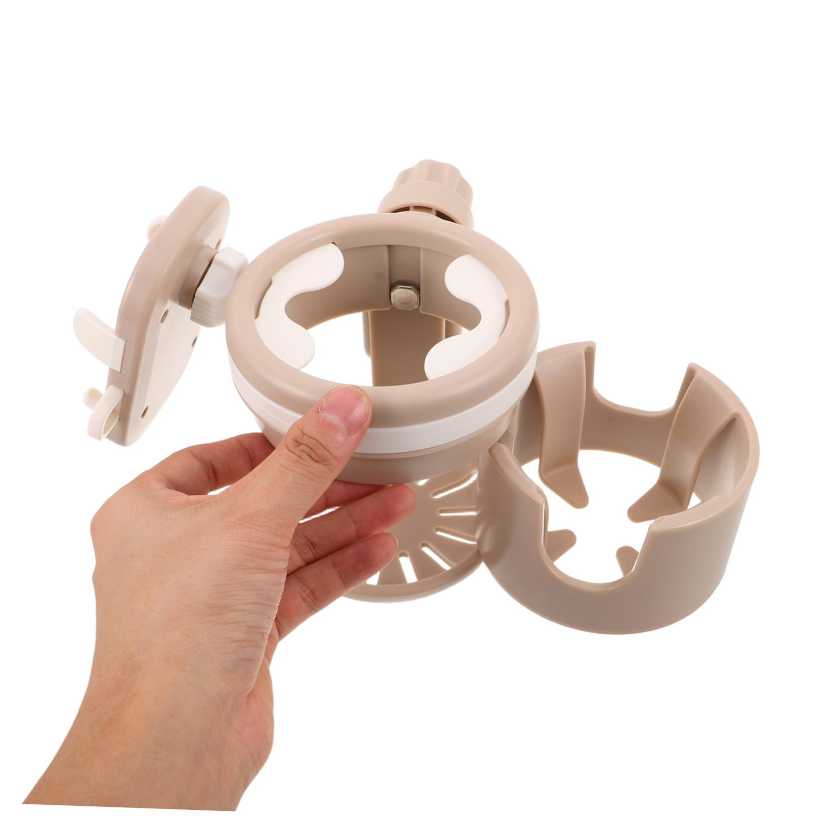 Supporto per Portabicchiere e Telefono per Passeggino Organizer per Tazze e Bevande per Passeggino Supporto per Manubrio per Cellulare e Tazze