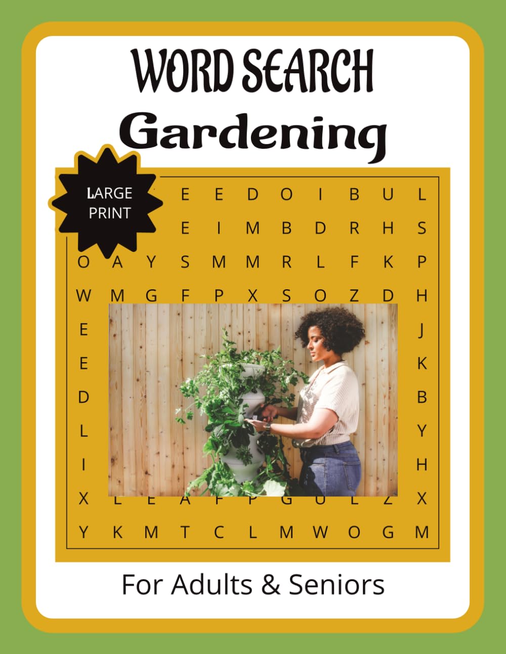 Gardening Word Search Puzzle Book: Word Searches with Easy to Read Print about Gardening, Nature, Plants, Adults & Seniors, Relaxing and More | 8.5x11 ... for Vacation, Adults, Memory Care & Seniors