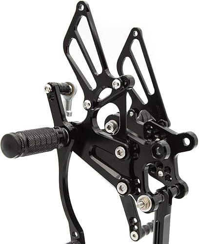 Miniatura 5 de Krace Estriberas para motocicleta, reposapiés, pedales de cambio de freno, para Honda CBR954RR CBR929RR 2000-2003, color negro