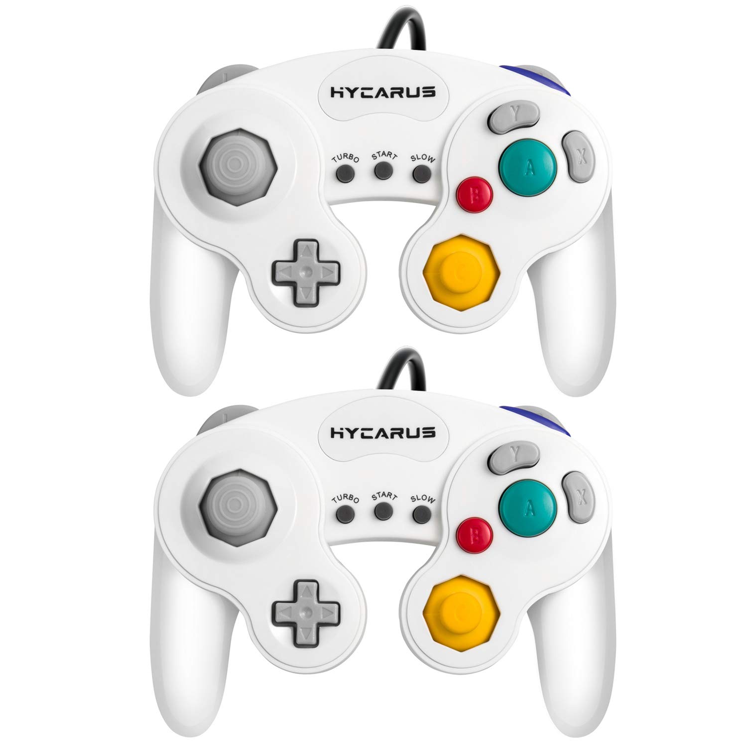 Amazon.com: Gamecube Controller, HYCARUS 2 Packs White Game Cube