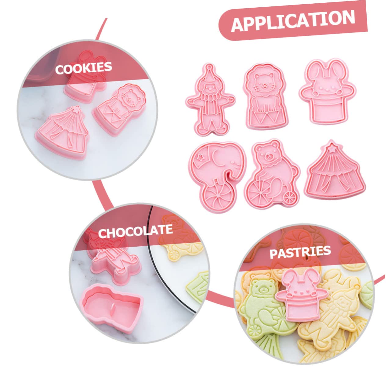 TOPBATHY 30pièces Emporte Plastique De Forme De Pour Biscuits Outils De Pâtisserie Amusants Pour Cookies Et Fondant