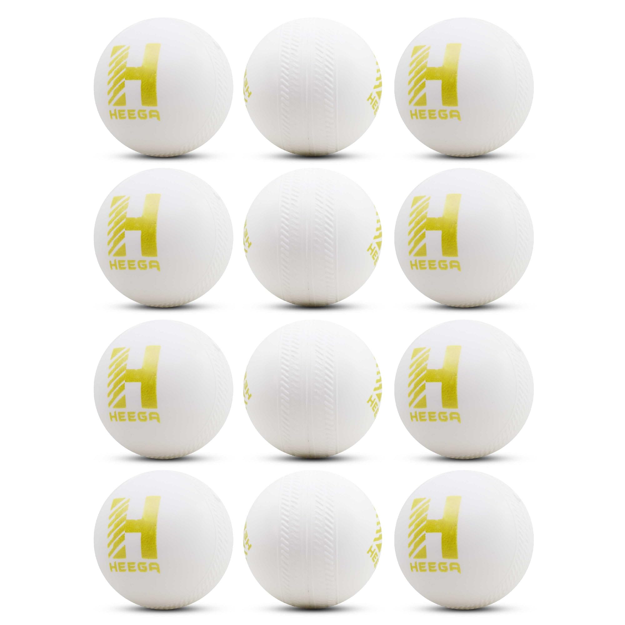 Heega Choice of Champion Plastic Cricket Ball White Non Toxic (Weight 50Gm, Pack Of 12 | 50 Gm Per Ball) (B0CXJB2XPK) Amazon Price History, Amazon Price Tracker