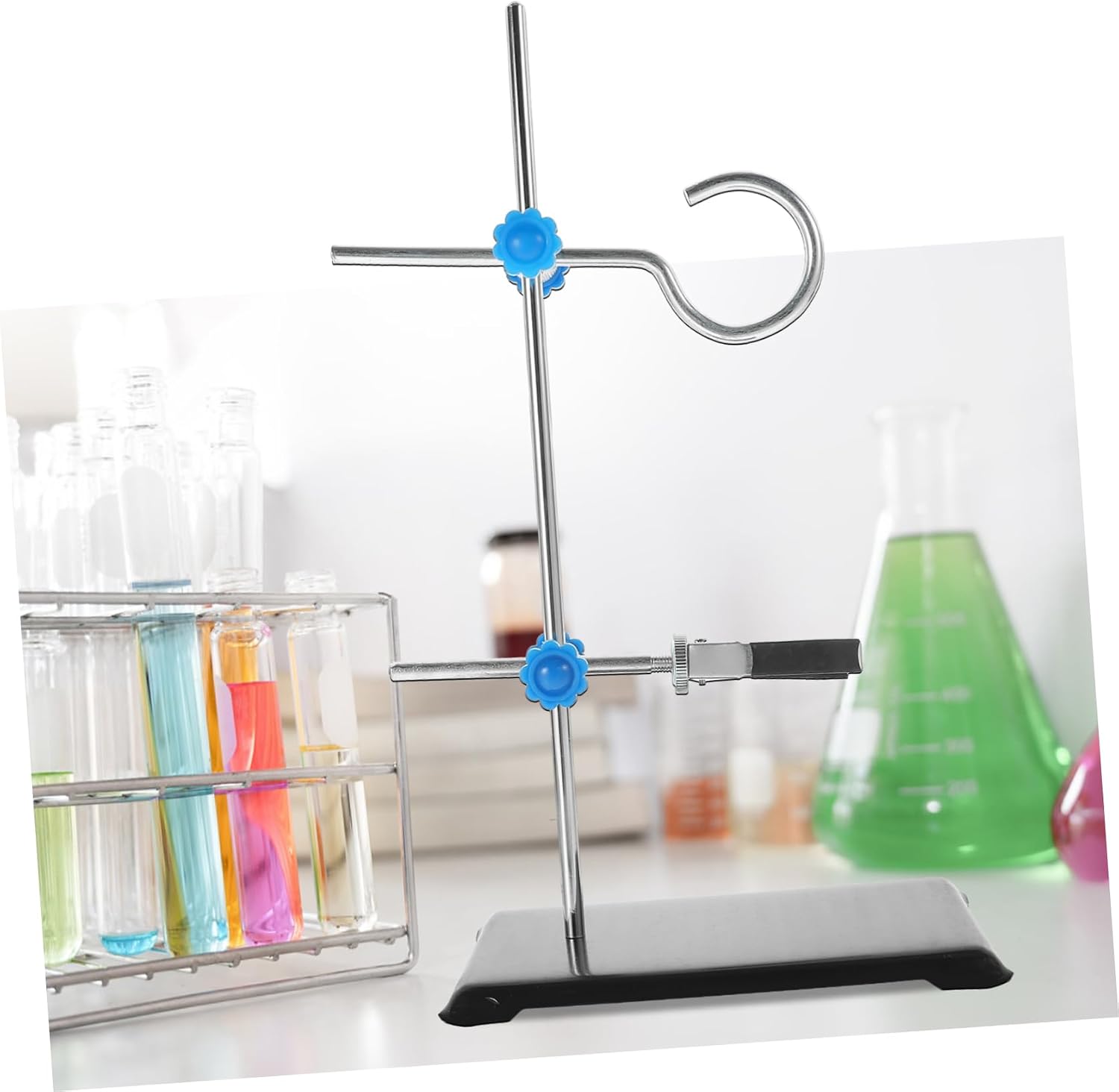 Stand Lab Retort Stand Base Support Stand for Laboratory Made of Iron School Factory Equipment Random Style