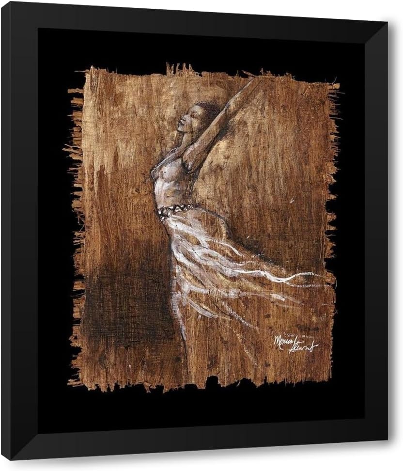 ArtDirect Graceful Motion IV Custom Framed Art Print Giclee Print or Canvas Options with Various Sizes and Customization by Stewart, Monica