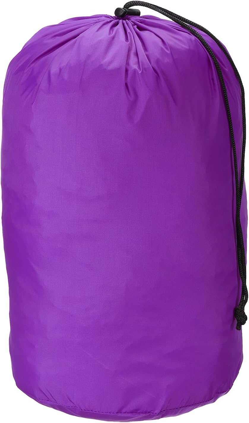 PATIKILStuff Sack, Waterproof Outdoor Storage Sack Portable Drawstring Dust Flap Bag for Backpacking