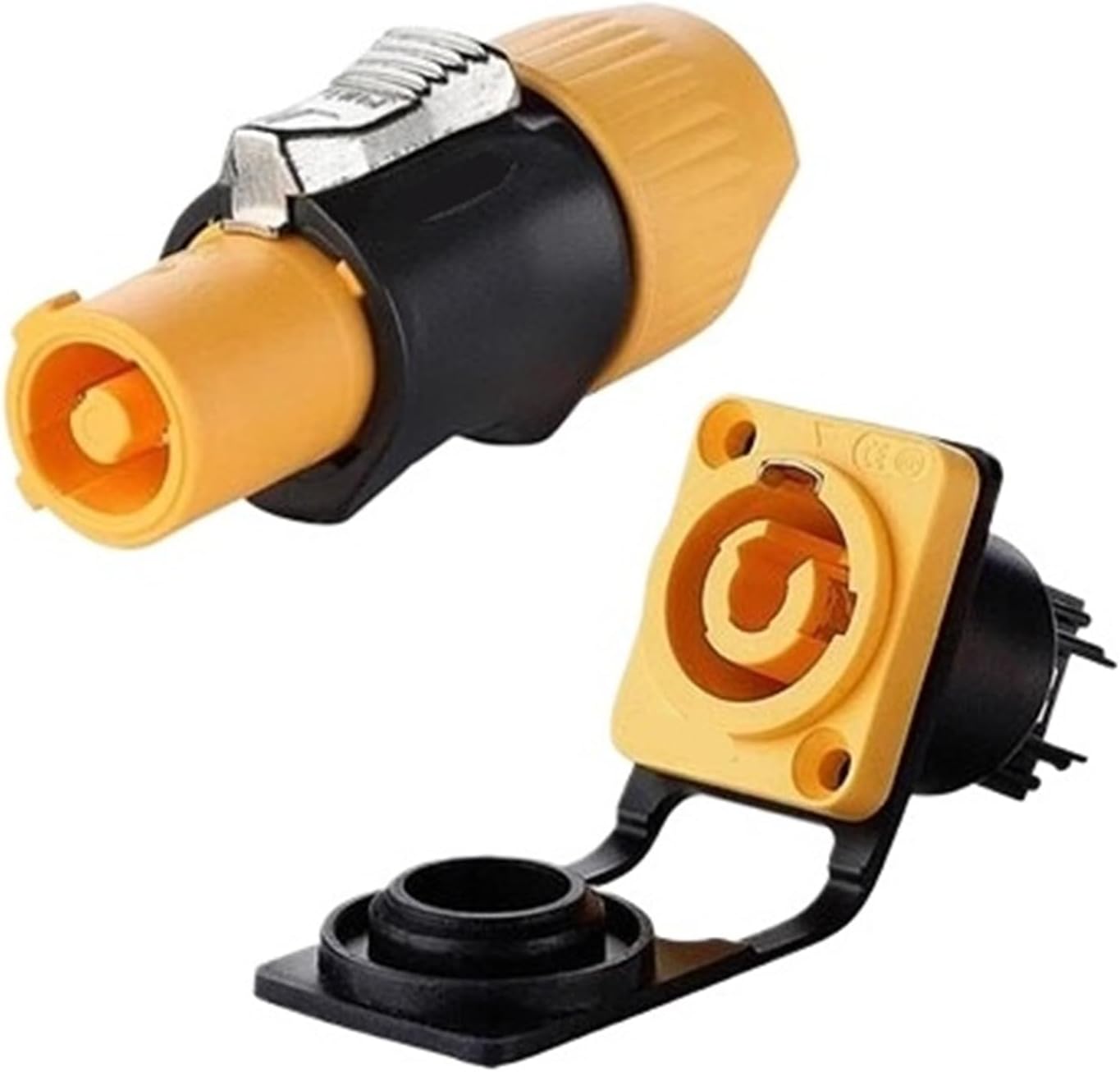 3 pin connector and socket waterproof IP67 M24