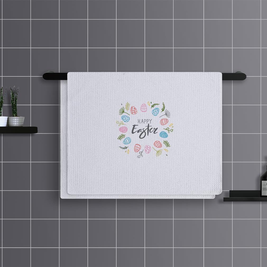 Trapos Cocina Hojas Verdes Y Rosas Paños de Cocina Suaves y Absorbentes Paños Cocina Reutilizables Trapos de Cocina para Secar Toallas Lavable Toallas de Barra Juego de 4 (40x60cm)