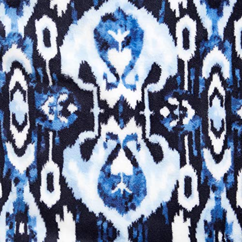 Vera Bradley Women's Fleece Plush Throw Blanket, Ikat Island, 80 X 50 #TOP3