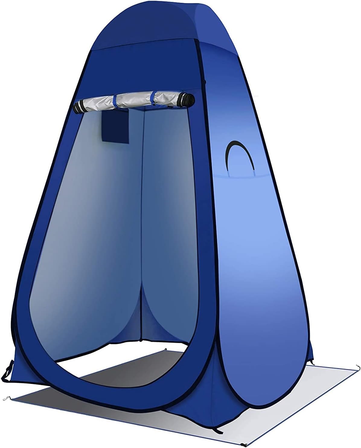 Mumoo BearPop Up Privacy Shower Tent Portable Outdoor Sun Shelter Camp Toilet Changing Dressing Room, blue, 47.2 L x 47.2 W x 74.8 H