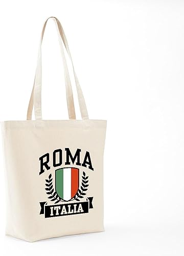 Miniatura 7 de CafePress Roma Italia - Bolsa de lona natural, bolsa de compras reutilizable