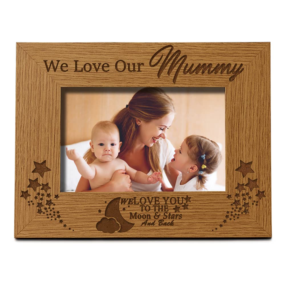 Ukgiftstoreonline We Love Our Mummy Wooden Photo Frame Gift (8 X 10 Inch)