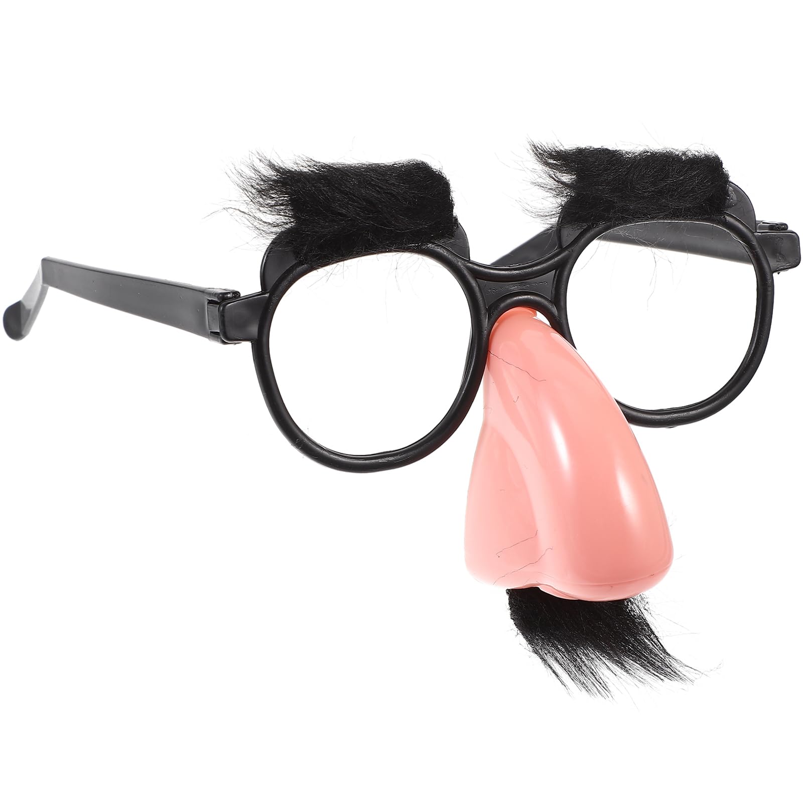Lunettes amusantes avec faux nez et moustache pour cadeaux de fête et déguisement