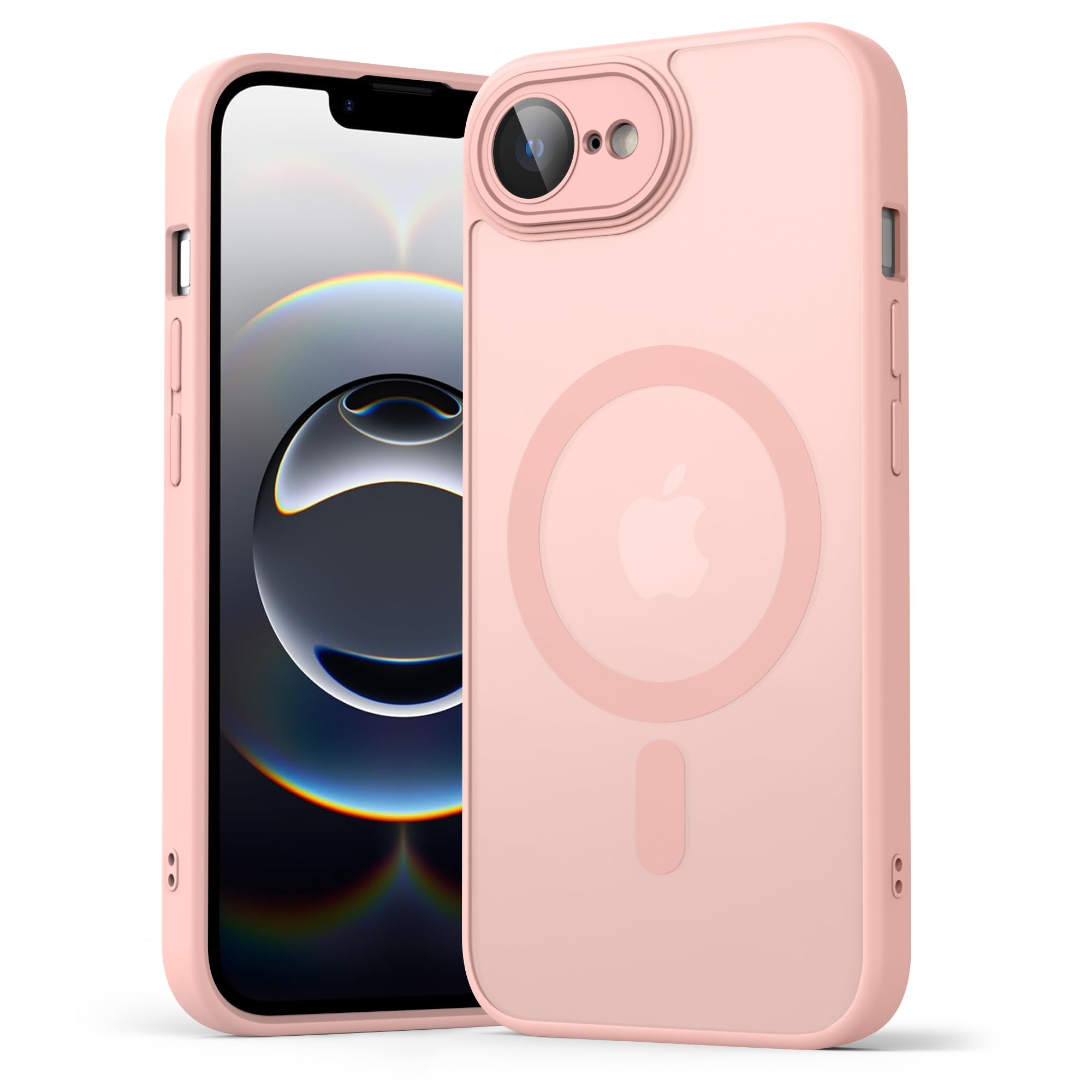 Matte Magnetische Handyhülle Für IPhone 16e – Schlankes Design & MagSafe-kompatibel In Rosa