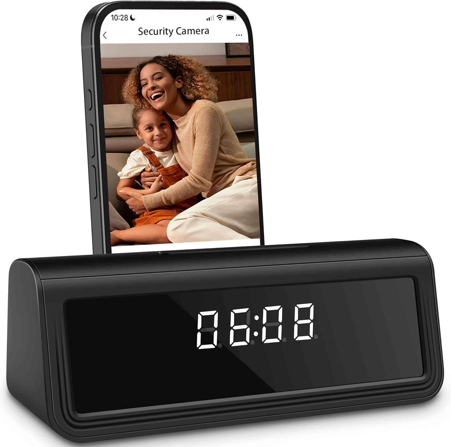Hidden Spy Camera Clock – 4K WiFi Security Camera with Night Vision