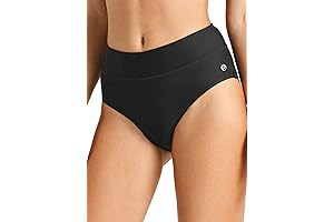 Women's Modest Bikini Bottom High Waisted Swim Bottoms Full Coverage Bathing Suit Bottom