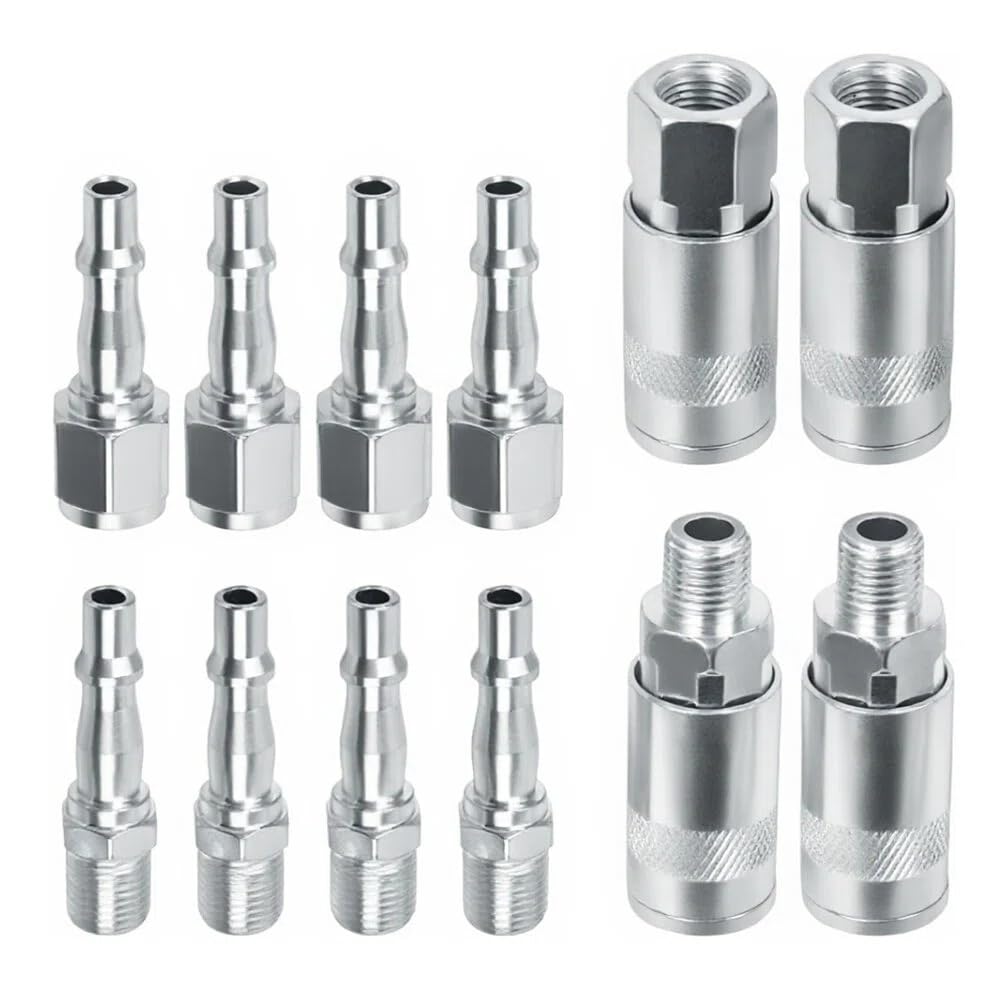 Connecteurs de ligne d'air 1/4 BSP mâle femelle pour compresseur et pistolet pneumatique
