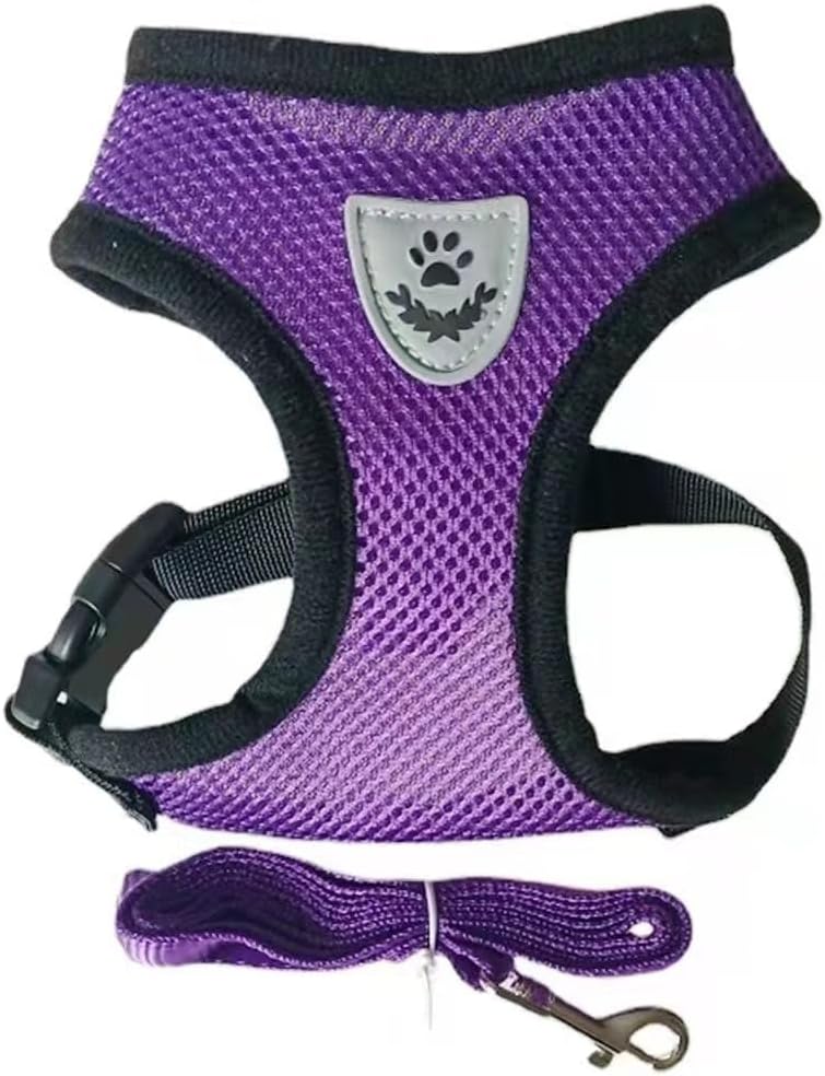 No-Pull Dog Harness, Adjustable Reflective Vest with Quick Release Buckle, Breathable Mesh