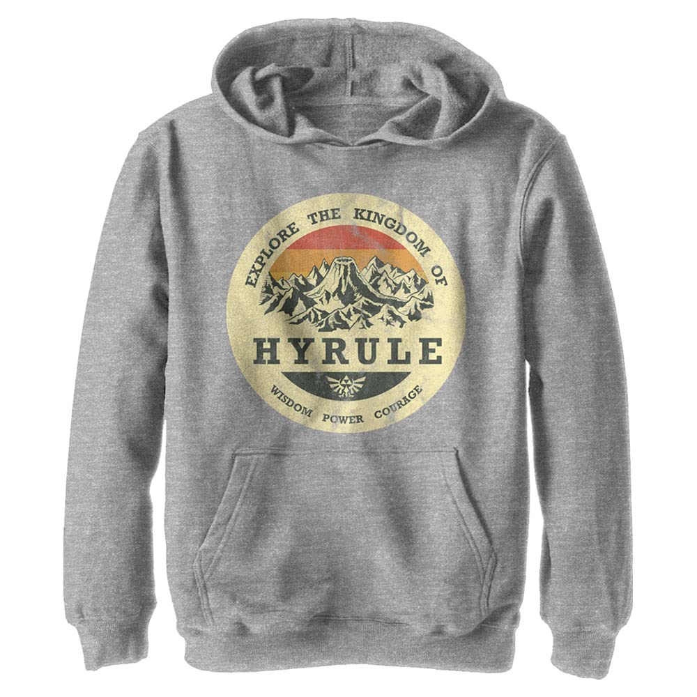 Nintendo Kids Explore Hyrule - Sudadera con capucha para jóvenes