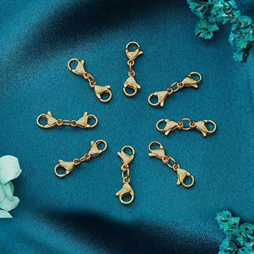 Double Lobster Clasp Extender Double Claw Connector Bracelet Extension Clasp Small Bracelet Extender Necklace Shortener Clasp For Diy Jewelry Making 0.98 Inch (Retro Brass, 0.98 Inch)… #TOP6