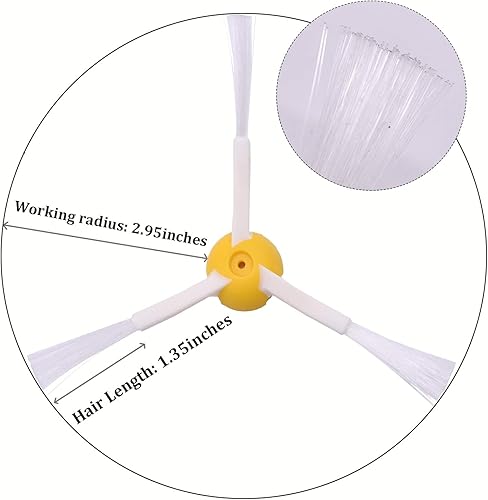 Miniatura 6 de Garbage fighter Kit de reposición para iRobot Roomba 800 900 Series 860 870 880 890 960 980 980 Accesorios de aspiradora, piezas de repuesto con 4