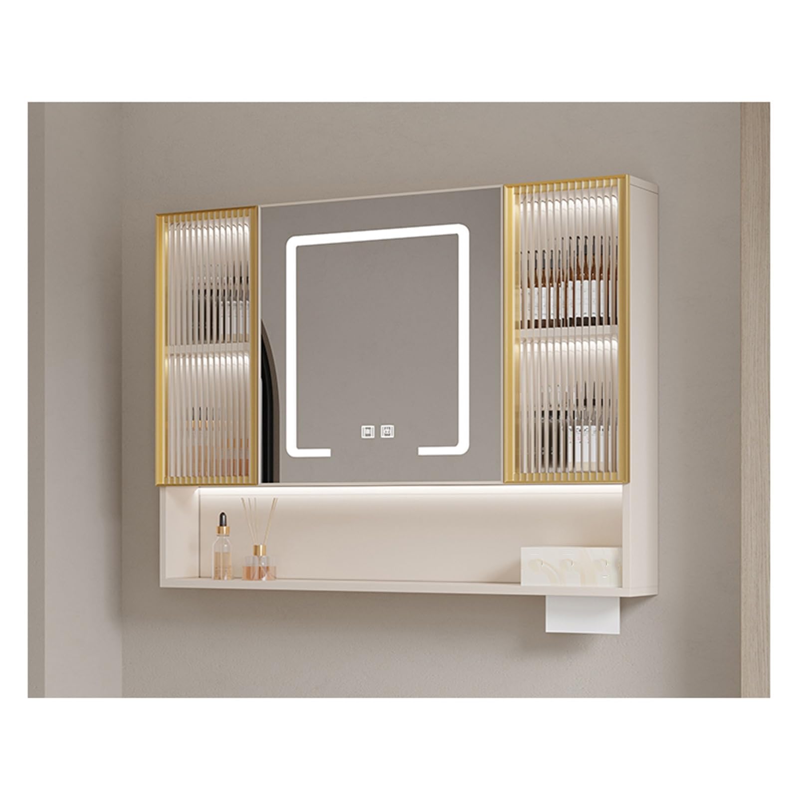 Armoire de salle de bain avec rangement LED pour sublimer votre routine