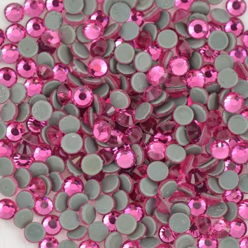 Premium PELLOSA Machine Cut Rhinestone Hot Fix SS-10(2.7mm-2.9mm) Rose 10 Gross