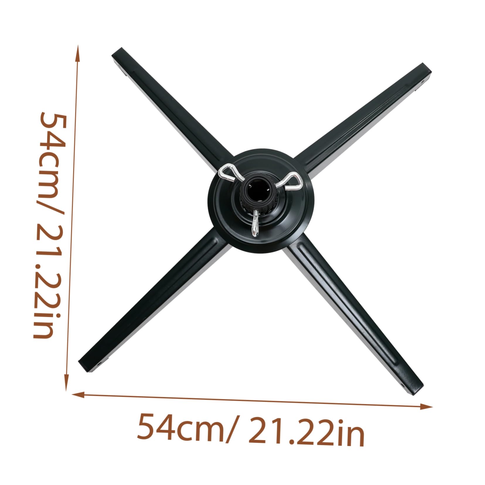 BUGUUYO Christmas Tree Stand Iron Bracket Support for Artificial Xmas Trees Metal Base with Smooth Finish for Home Holiday Decorations