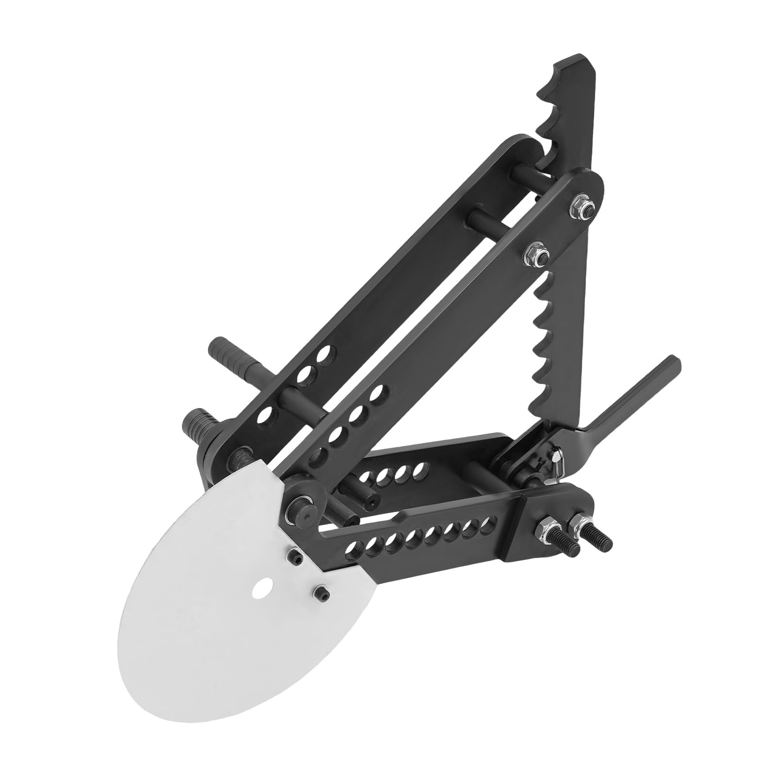 Pipe/Tube Bender, Manual Exhaust Pipe Bender, Pipefitter Bender Tools, Pipe Tube Bender Replacement, Carbon Steel, Black
