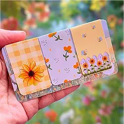 Kit 6 Marcadores de Página Magnético Premium Tema Primavera Reutilizável Ideal para Livros Cadernos Organização Leitura Estudo Magnético Forte Cores Vibrantes Perfeito para Presentear