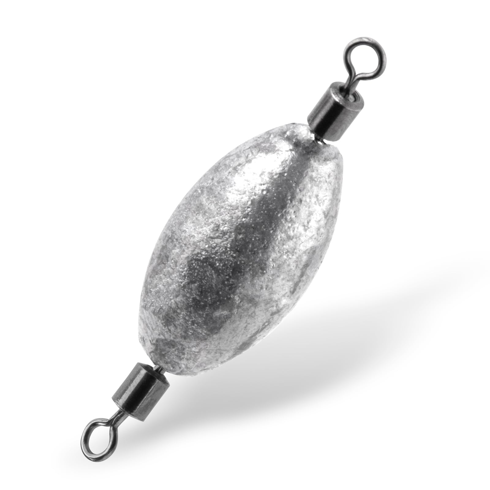 Dr.Fish 20 Pack Inline Trolling Weights Swivel Egg Sinkers Oval Line Sinker Catfishing Saltwater Freshwater Fishing