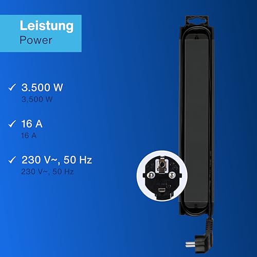 Rev Presa Multipla 4 Ingressi 1.9Mt Supraline Con Interruttore Antracite - 6