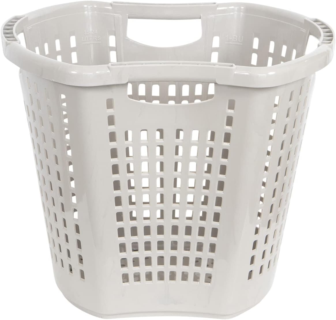 Homeplace - Heavy Duty Deluxe Garden Basket, Laundry Basket, 1 Bushel Basket, Made In USA (Tan)