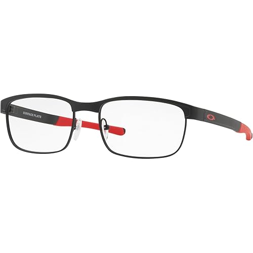 Oakley Men's Ox5132 Surface Plate Square Prescription Eyeglass Frames