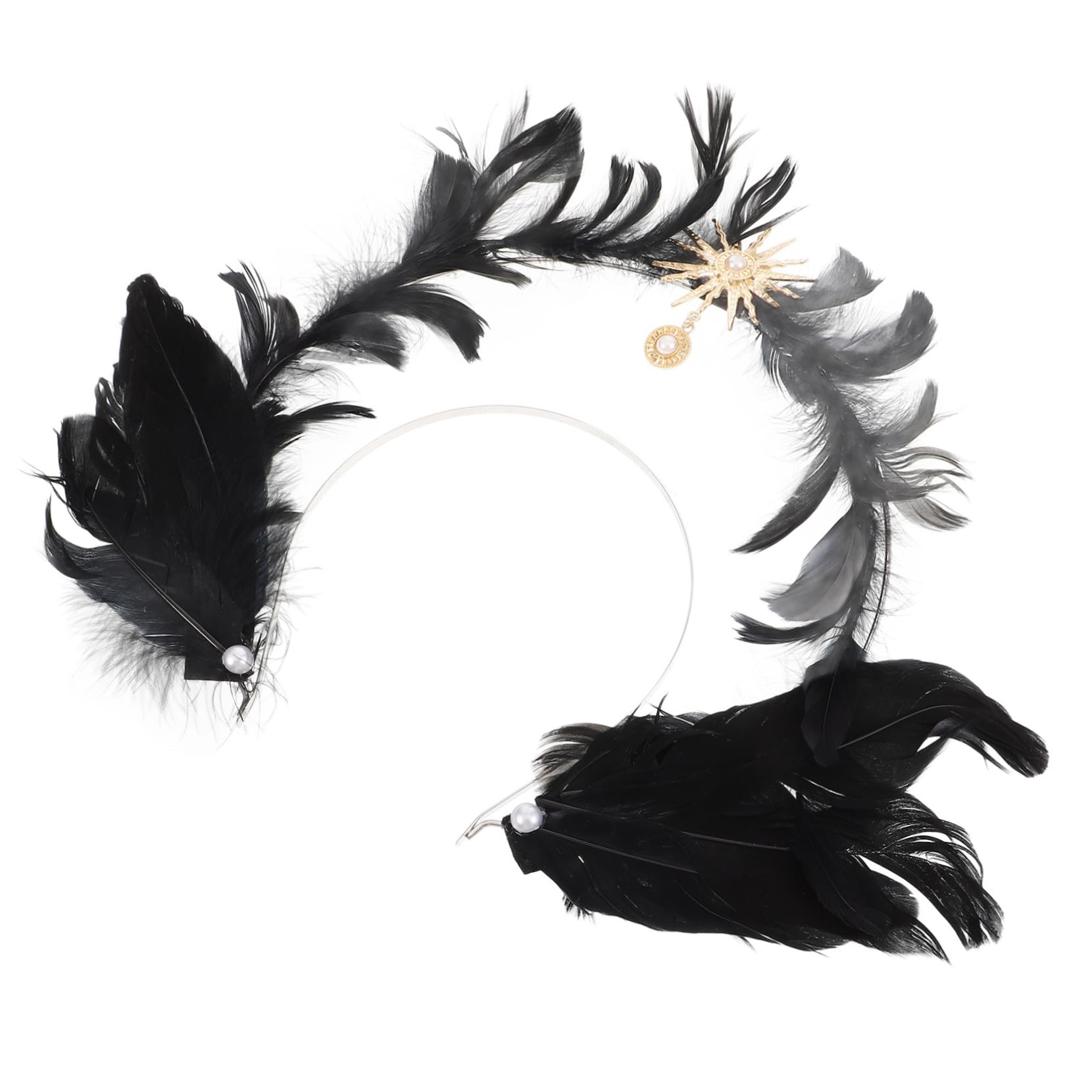 Healvian 5 Piezas Diadema Decorativa de Halloween con Negras para Mujeres Accesorio de Fiesta Lolita para Eventos y Fotografía