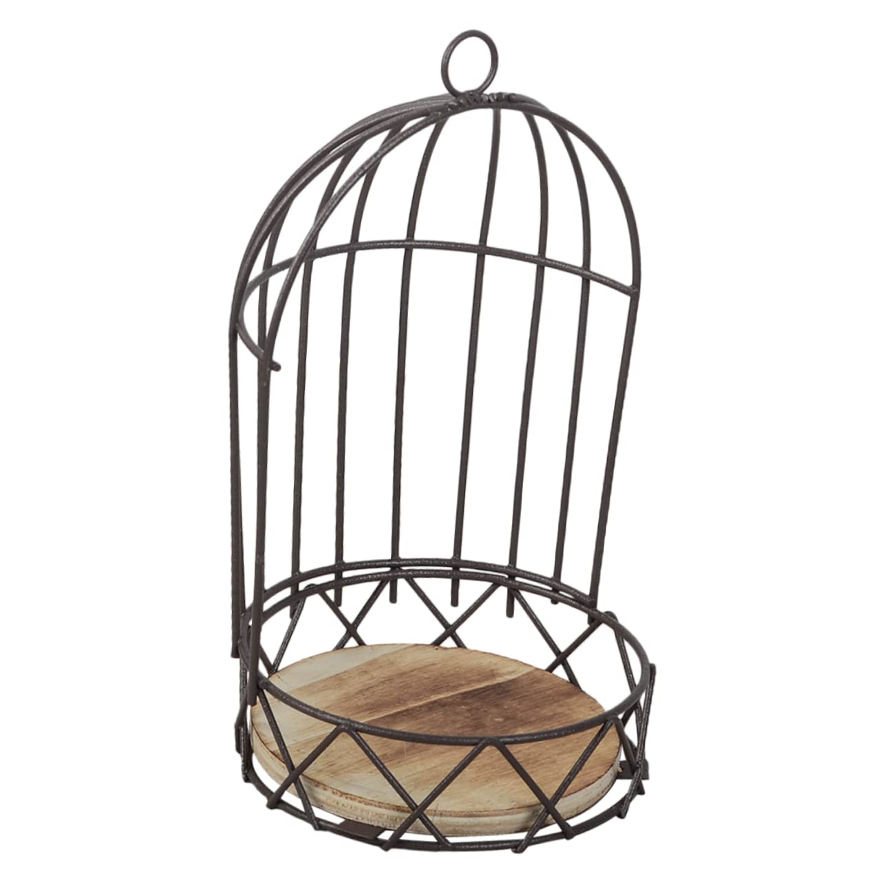 BESPORTBLE Birdcage Flower Rack Tabletop Decor Hanging Planter Decorations Garden Steel Holder Decorative Hanging Plant Stand Indoor Plant Hangers Indoor Large Solid Wood Flower Stand