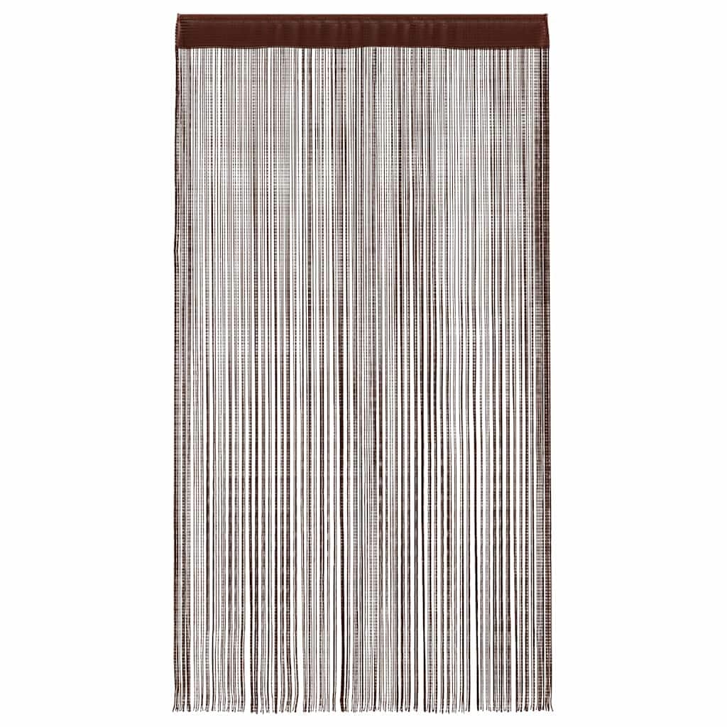 Générique Fadenvorhang, 2 Stück, 100 x 250 cm, Braun