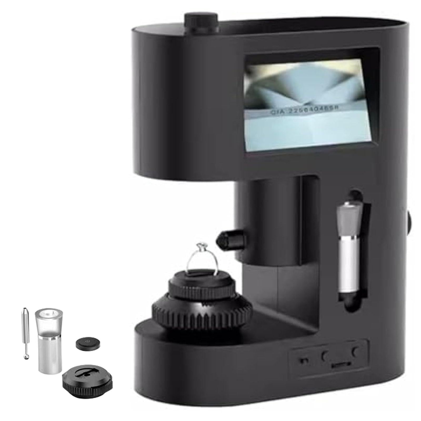 30-200X diamentowy mikroskop z podwójnymi soczewkami HD i 20 diodami LED, idealny do testów diamentów i inspekcji przemysłu tekstylnego, idealny dla jubilerów i kolekcjonerów