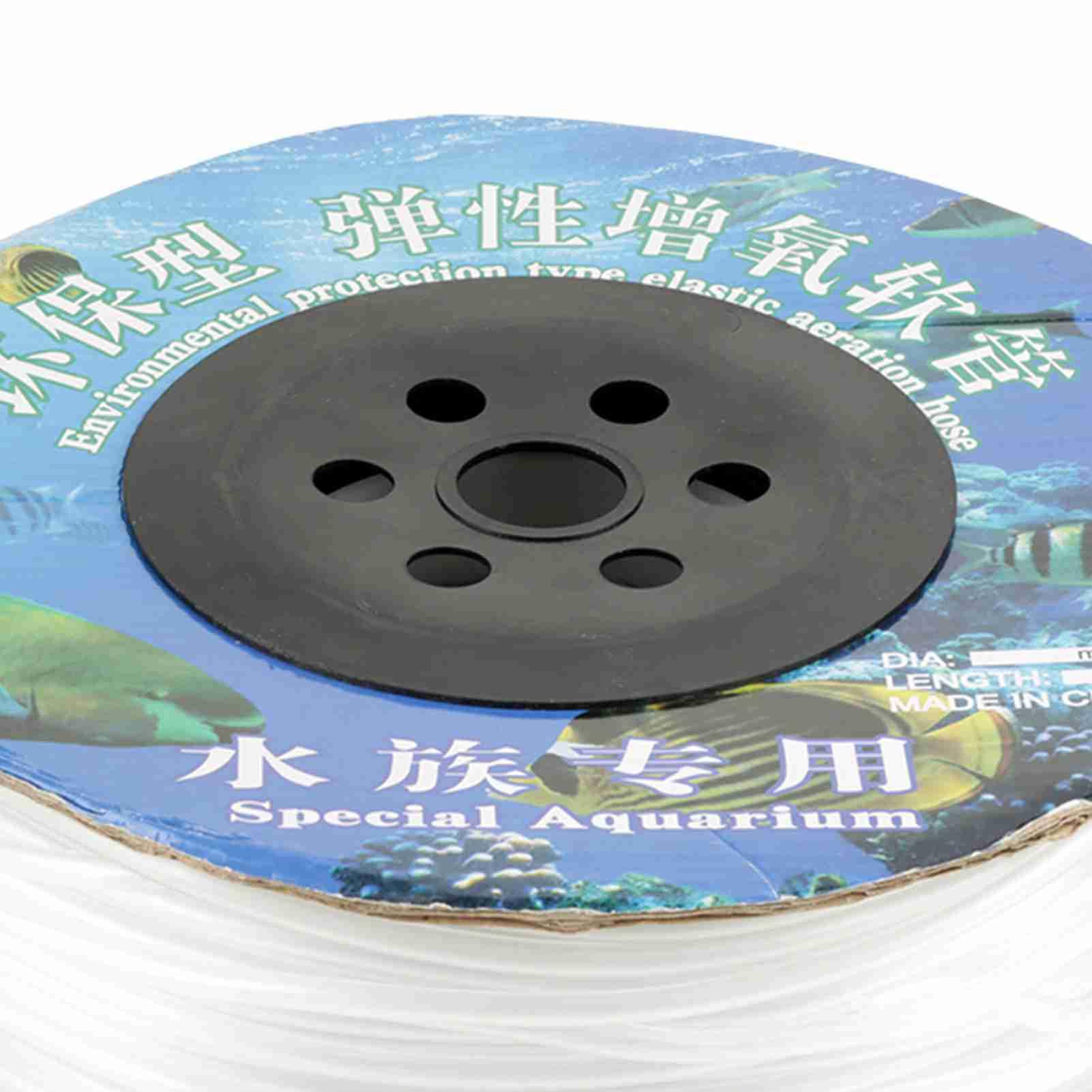 Cryfokt Tuyau d'air Flexible en PVC de 100 M, sans Danger pour Les Poissons, Idéal pour Les Aquariums et Les Aquariums.