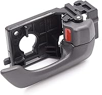 Vista 7 de 2 manijas interiores para puertas delanteras y traseras, manijas interiores para puerta interior izquierda del lado del pasajero, para Kia Optima