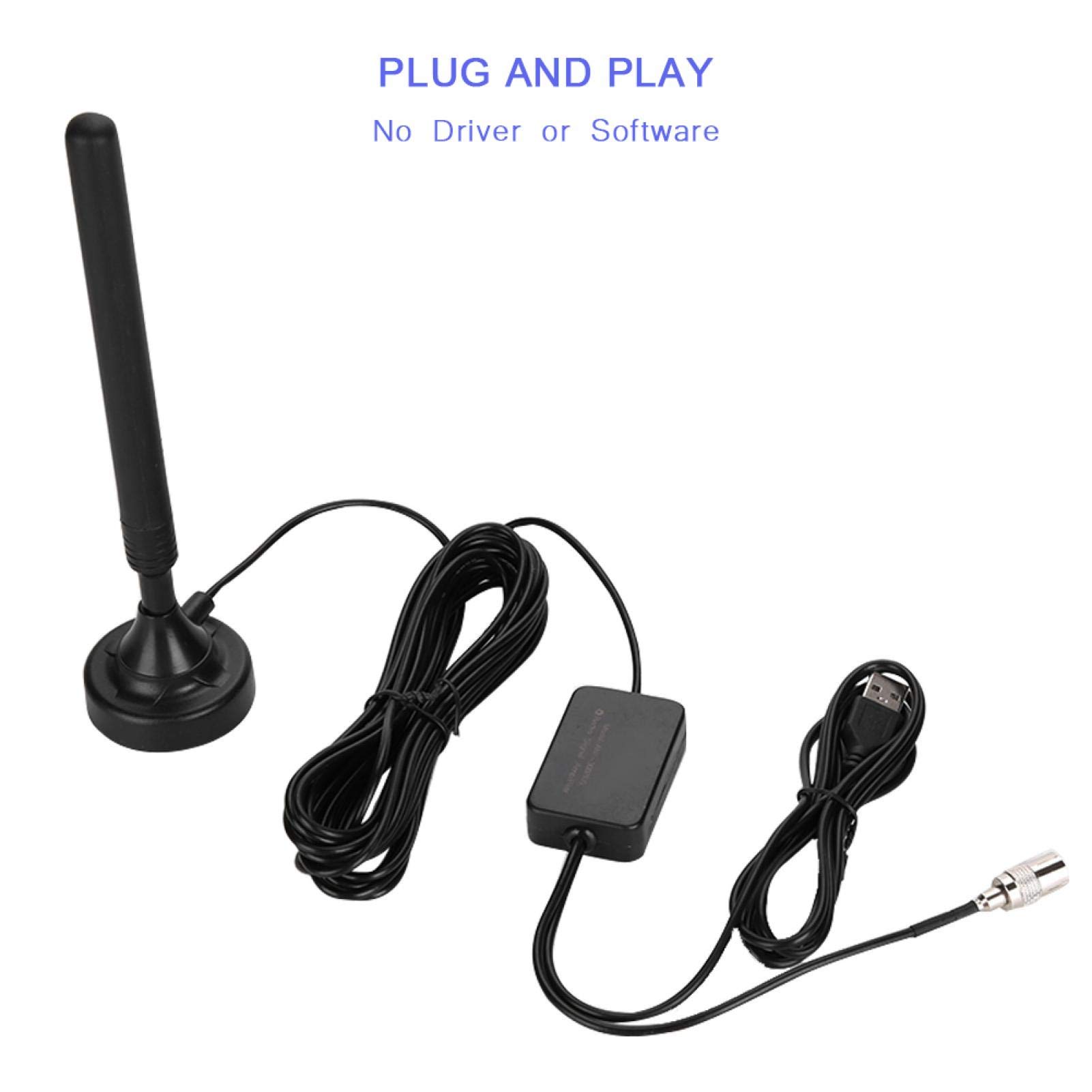 Antena radiowa FM do użytku domowego 25dB High Gain Antena radiowa FM o wysokiej czułości Antena FM USB na niskim piętrze