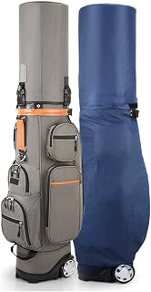 ZQYR Convenient, Portable Separation Rod HoleUltralight Pulleys Golf Bag,Stable Base,strong Stability And Durability 422