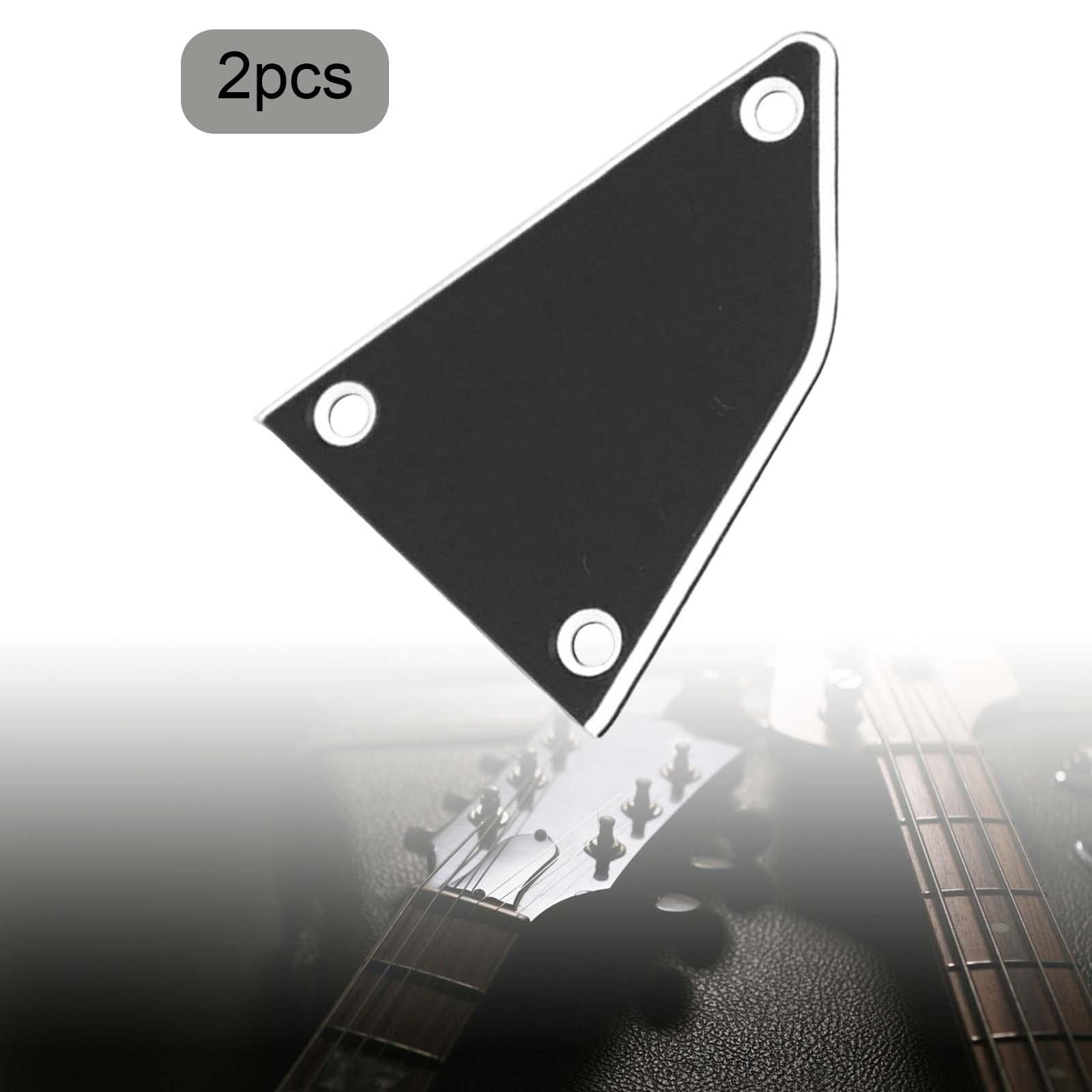F Fityle Tappo per Manico di Chitarra Elettrica con Copertura di Ricambio E Piastra di Regolazione Dei Bassi con Protezione Affidabile E Durevole Adatta per, 6 pezzi