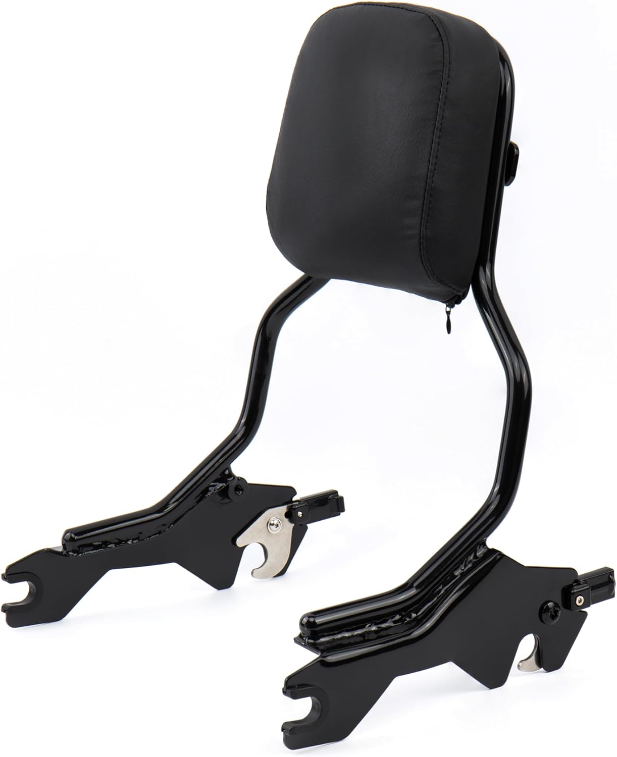 MoKitDora Detachable Backrest Sissy Bar Upright with Pad for 2018-later Softail Fat Bob FXFB and FXFBS models, Black