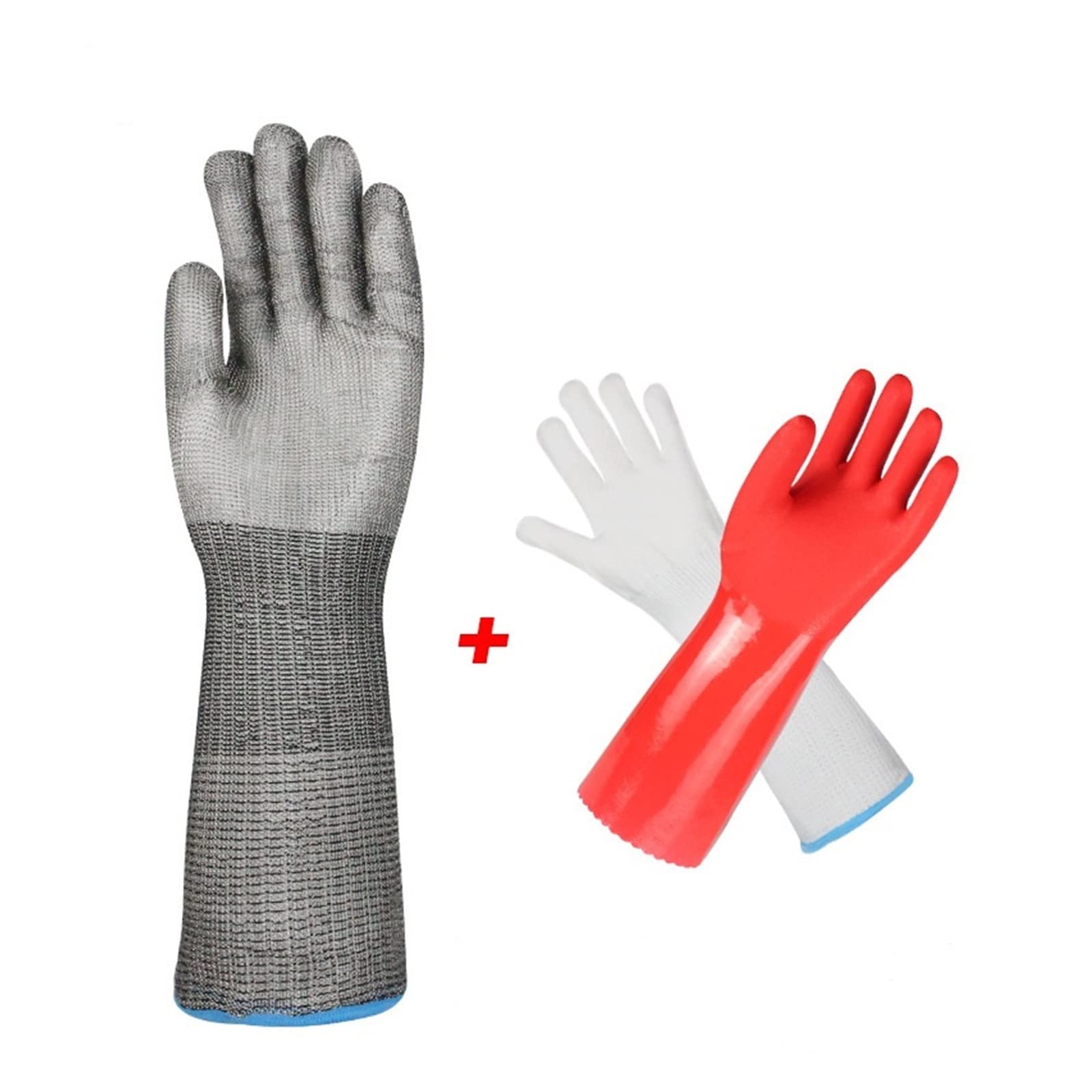 Gants anti-coupure Type B en acier haute densité pour bricolage