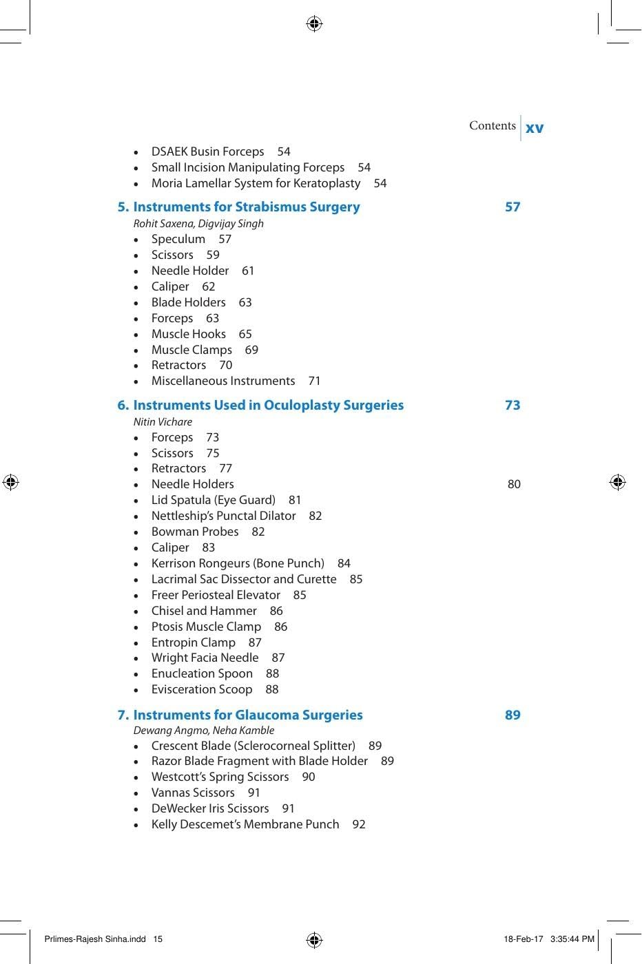 Ophthalmic Surgical Instruments 2