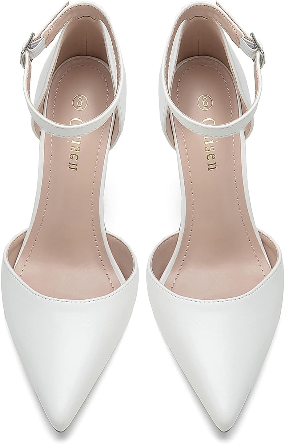 Odisen Women's 3.75 in Closed Toe Heels Pumps - Image 6