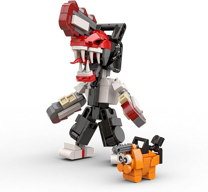 Chainsaw Man Building Blocks, Chainsaw Man Construction Model, Chainsaw